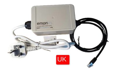emonVs voltage sensor and power supply